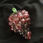 Vintage Geperste Glazen Druiventros, Ophalen