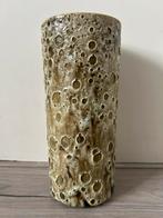 Pieter Groeneveldt grote kokervaas keramiek 1970's, Aardewerk of Porselein, Ophalen of Verzenden, Zo goed als nieuw, Minder dan 50 cm