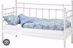 Wit ijzer bed incl. nieuw matras en of dekbed, Ophalen, Gebruikt, 70 tot 85 cm, Matras