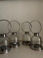 Rivièra maison windlichten 4 stuks, Ophalen, Overige materialen, Zo goed als nieuw, Kandelaar