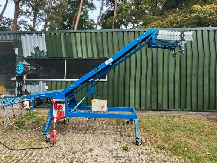 Transportband met harmonica rollenbaan, Doe-het-zelf en Verbouw, Gereedschap | Overige machines, Ophalen of Verzenden