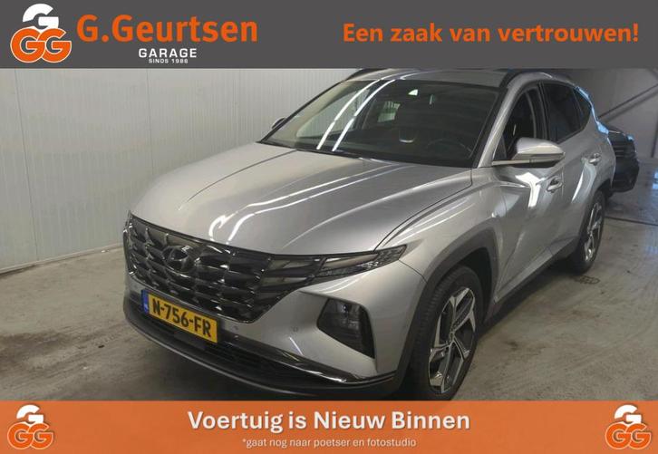 Hyundai Tucson 1.6 T-GDI HEV Premium Trekhaak, 230PK!, Auto's, Hyundai, Bedrijf, Te koop, Tucson, 360° camera, ABS, Adaptive Cruise Control