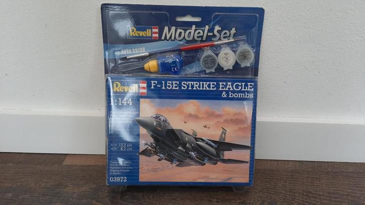 Revell 03972 F-15E Strike Eagle Set Modelbouw Vliegtuig, Hobby en Vrije tijd, Modelbouw | Vliegtuigen en Helikopters, Nieuw, Vliegtuig