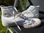 Stoere AllStars wit leer maat 44,5, Ophalen of Verzenden, Gedragen, Wit