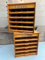 2x oud fourniturenkastje Amann Dominator, Duitsland, Antiek en Kunst, Ophalen