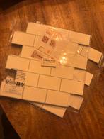 10 Vellen Plaktegels Wit 30x30cm, Doe-het-zelf en Verbouw, Tegels, Overige materialen, Wandtegels, Nieuw, Ophalen of Verzenden