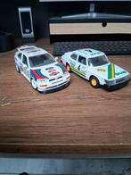 Bburago rally auto saab 900 ford escort rs cosworth, Hobby en Vrije tijd, Modelauto's | 1:24, Ophalen of Verzenden, Gebruikt, Auto