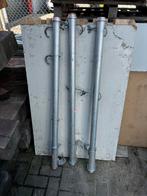 Te koop loopbrug reling met 3 staanders, Doe-het-zelf en Verbouw, Steigers, Ophalen, Gebruikt, Overige typen, 5 meter of hoger