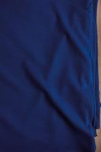 lap blauwe fijne stretch crepe, Nieuw, Blauw, 30 tot 200 cm, Ophalen of Verzenden