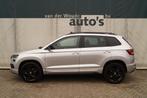 Skoda Karoq 1.5 TSI 150pk DSG Sportline -PANO-LED-ECC-TREKHA, 65 €/maand, Stof, 4 cilinders, Adaptive Cruise Control