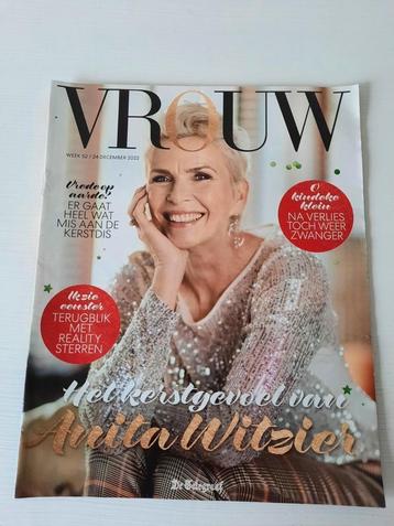 VROUW Tijdschrift Telegraaf Anita Witzier December 2022 beschikbaar voor biedingen