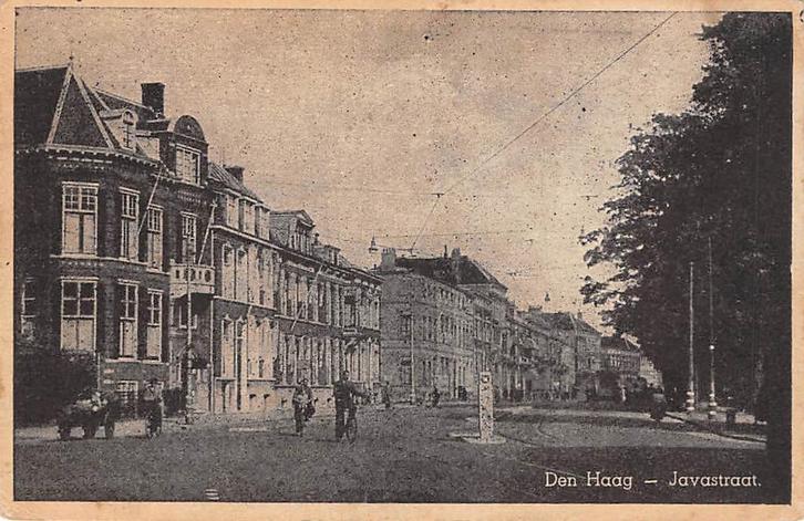 Den Haag - Javastraat, Verzamelen, Ansichtkaarten | Nederland, Gelopen, 1940 tot 1960, Ophalen of Verzenden