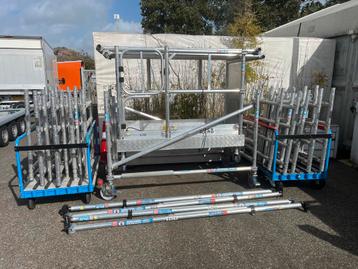 Lockhard Alu Lift steiger die u gebruikt als lift-hoogwerker beschikbaar voor biedingen