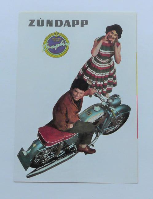 Zündapp Folder met 175 Trophy en 250 Trophy (1956-1963), Motoren, Handleidingen en Instructieboekjes, Overige merken, Verzenden