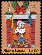 DISNEY, Sierra 1992, Kerst - Donald, postfris., Postzegels en Munten, Postzegels | Thematische zegels, Ophalen of Verzenden, Postfris