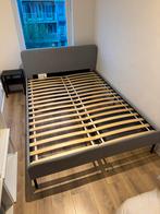 Ikea Bed Slattum, Huis en Inrichting, Slaapkamer | Bedden, Ophalen, Tweepersoons, 140 cm, Zo goed als nieuw