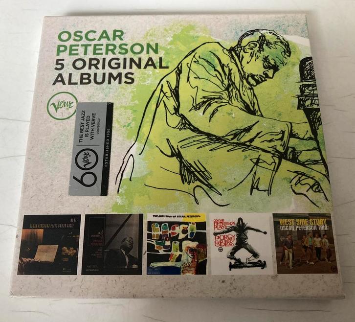 Oscar Peterson - 5 original albums, Cd's en Dvd's, Cd's | Jazz en Blues, Gebruikt, Jazz, 1980 tot heden, Ophalen of Verzenden