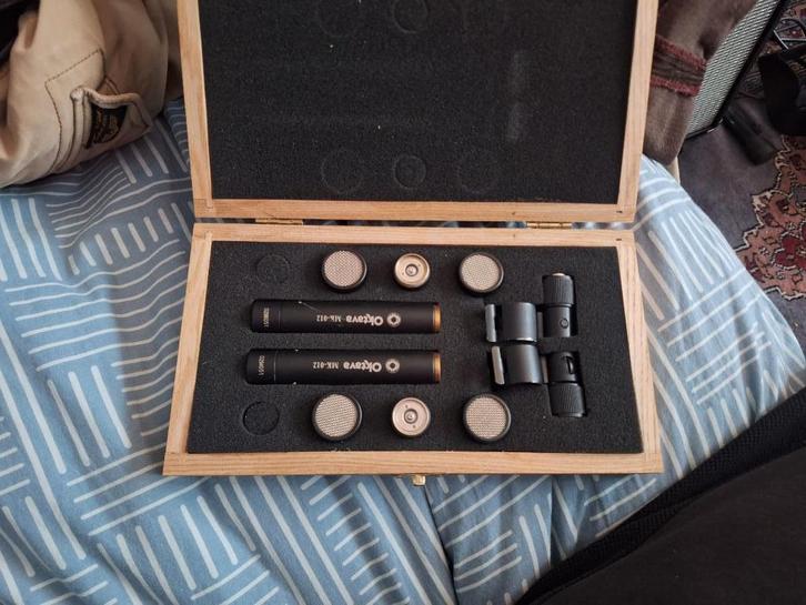Oktava MK-012-01 Stereo pair, klein membraam studiomicrofoon, Muziek en Instrumenten, Microfoons, Zo goed als nieuw, Studiomicrofoon