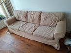 Gratis Ektorp bank + extra witte hoes, Gebruikt, Driepersoons, Ophalen of Verzenden, Rechte bank
