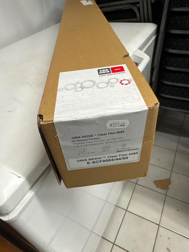 ORIS MEDIA Clear Film 0085 - oa voor roland printer, Computers en Software, Printers, Nieuw, Overige technieken, Ophalen of Verzenden