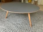 Eijerkamp salontafel Deens design, warm grijs/licht eiken, Huis en Inrichting, Ophalen, 100 tot 150 cm, 50 tot 100 cm, Zo goed als nieuw