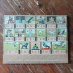 Vintage leesplankje Aap, Noot, Mies met letters, Ophalen of Verzenden, Overige thema's