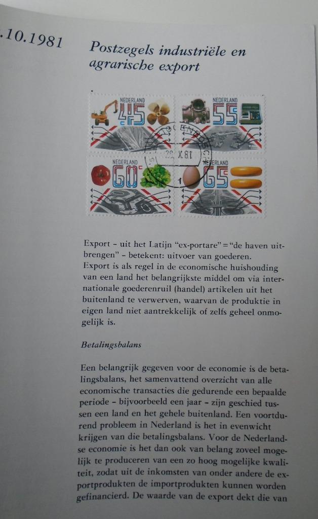 Industriële en agrarische export Den Bosch Eerste dag stempe, Postzegels en Munten, Postzegels | Nederland, Gestempeld, Na 1940