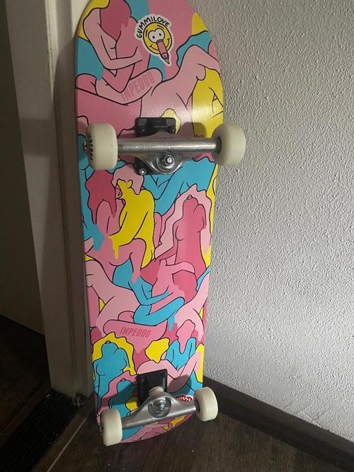 INPEDDO GUMMI LOVE 8", Sport en Fitness, Skateboarden, Zo goed als nieuw, Skateboard, Ophalen of Verzenden