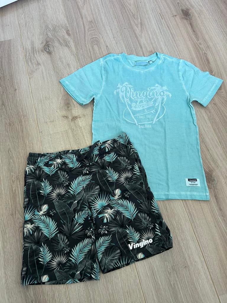 Vingino set maat 128., Ophalen of Verzenden, Zo goed als nieuw, Jongen, Setje