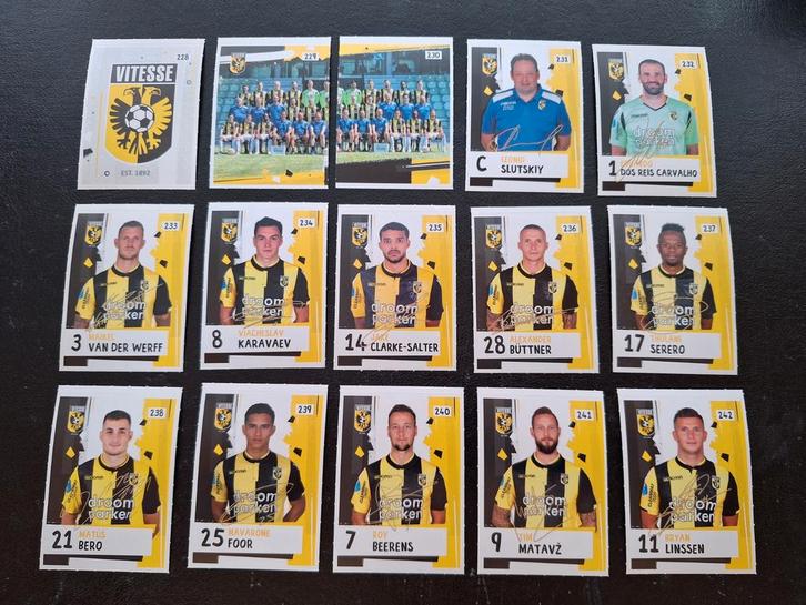 Complete set stickers Vitesse 2018-19, Verzamelen, Sportartikelen en Voetbal, Nieuw, Poster, Plaatje of Sticker, Vitesse, Ophalen of Verzenden