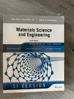 Materials Science
and Engineering, Ophalen of Verzenden, Zo goed als nieuw