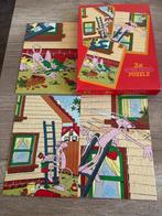 3x puzzel pink panther, Ophalen of Verzenden, Meer dan 50 stukjes, Zo goed als nieuw, 6 jaar of ouder