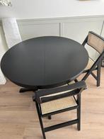 IKEA INGATORP Extendable Table + 2 Folding Chairs, Ophalen, Rond, Zo goed als nieuw, Vier personen