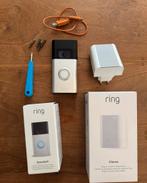 Ring deurbel + Chime, Ophalen, Ingebouwde camera, Zo goed als nieuw, Draadloos