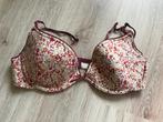 Zara bordeaux voorgevormde beugel BH 85C met bloemendessin, Zara, Ophalen of Verzenden, Rood, BH
