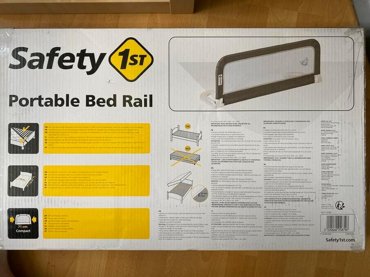 Opvouwbaar Bedhekje - Safety 1st, Kinderen en Baby's, Kinderkamer | Bedden, Nieuw, 160 tot 180 cm, Minder dan 70 cm, Ophalen of Verzenden