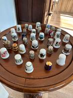 Complete verzameling vingerhoedjes, Brons, Gebruikt, Reliëf, Ophalen of Verzenden