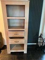 Kast white wash met 2 lades, Ophalen, Gebruikt, 50 tot 100 cm, Met lade(s)