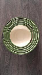 Emaille schalenset 5 stuks, Antiek en Kunst, Antiek | Emaille, Ophalen of Verzenden