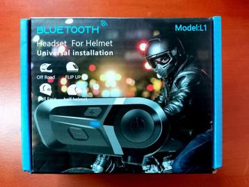 Motor/Scooter Headset Bluetooth 5.3. Ongebruikt. beschikbaar voor biedingen