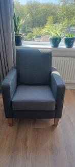 Grijze stoel, Huis en Inrichting, Fauteuils, Ophalen, Gebruikt, Minder dan 75 cm, 50 tot 75 cm