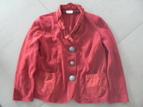 Heel mooi warmrood jasje van Frank Walder, mt 46, Kleding | Dames, Jasjes, Kostuums en Pakken, Zo goed als nieuw, Jasje, Maat 46/48 (XL) of groter