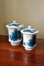 Vintage Japanse Potjes Porselein 11 cm, Ophalen of Verzenden