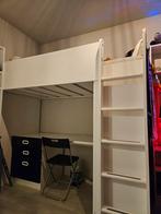 Stuva hoogslaper ikea. Zwart en wit., Ophalen, Eenpersoons, Zo goed als nieuw, 200 cm