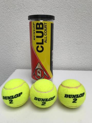 DUNLOP Tennis ballen in koker (3 stuks) beschikbaar voor biedingen