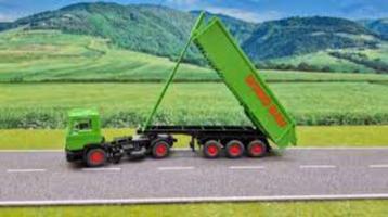 Wiking 6760227 MAN F90 met "Wimo Bau" kiepoplegger H0 beschikbaar voor biedingen