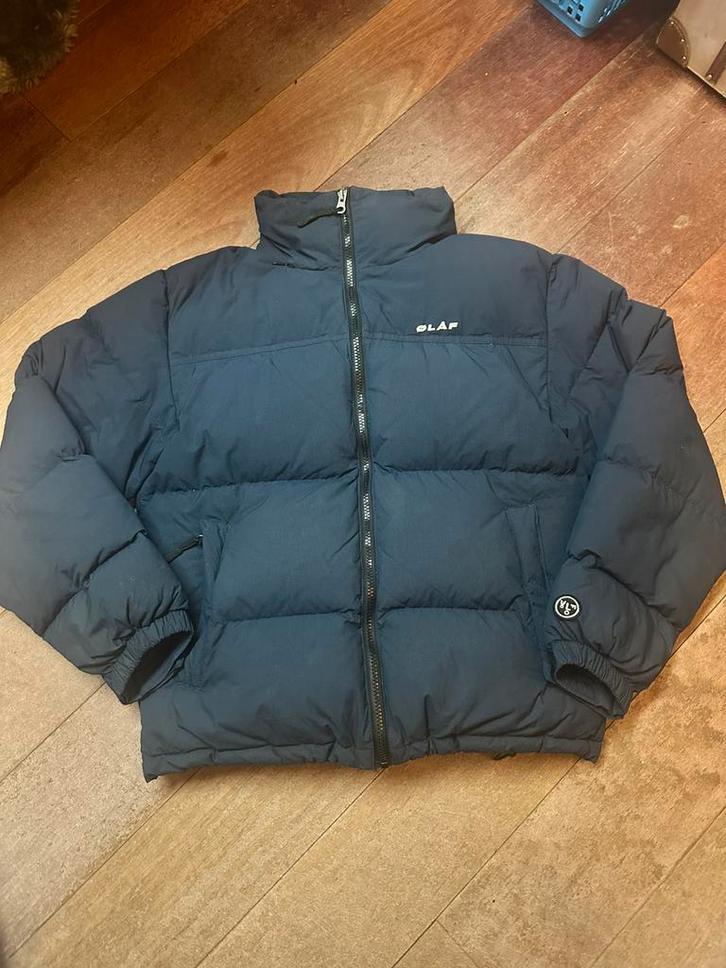 Olaf puffer blauw, Kleding | Heren, Jassen | Winter, Zo goed als nieuw, Maat 46 (S) of kleiner, Blauw, Ophalen of Verzenden