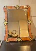 Prachtige glas in lood spiegel, Ophalen, Minder dan 50 cm, Gebruikt, Minder dan 100 cm