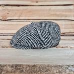 Stetson Hatteras Herringbone Virgin Wool News Boy - Size 56, Stetson, Ophalen of Verzenden, Pet, 57 cm (M, 7⅛ inch) of minder