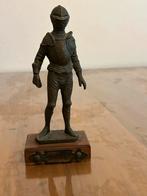 Antiek bronzen beeld van een ridder, Ophalen of Verzenden